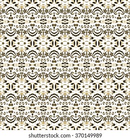 Seamless floral ornamental pattern