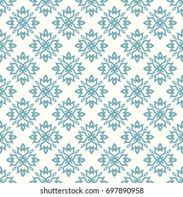 ilustración vectorial de patrón ornamental floral sin soldadura
