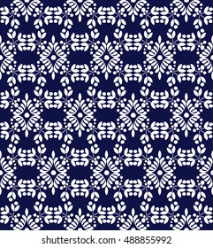 Seamless floral ornamental vector background.For wallpaper pattern, surface textures ornament, fabric textile pattern.