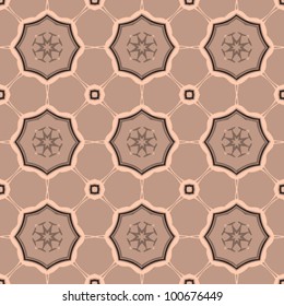 Seamless floral ornamental vintage pattern background vector illustration
