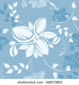 Seamless Floral Ornate Multicolor Pattern. Very Cute Background Design. Ideal for Textile Print and Decorative Wallpaper. Vector Illustration.