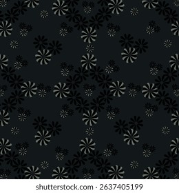 Seamless floral ornate pattern design.