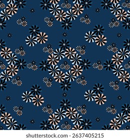 Seamless floral ornate pattern design.