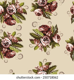 Seamless floral pattern 1