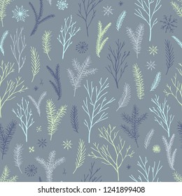 Seamless floral pattern.