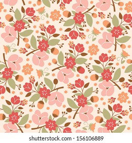 seamless floral pattern 