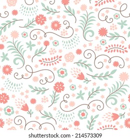  seamless floral pattern 