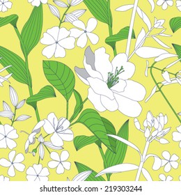 Seamless Floral Pattern.