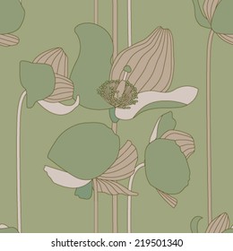 Seamless Floral Pattern.