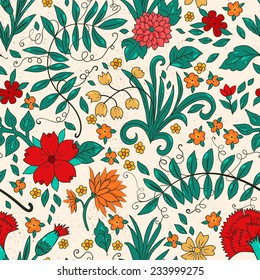 Seamless floral pattern.