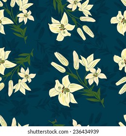 Seamless floral pattern.