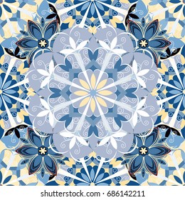 Seamless floral pattern.
