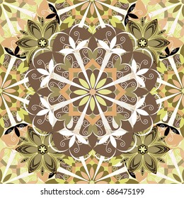 Seamless floral pattern.