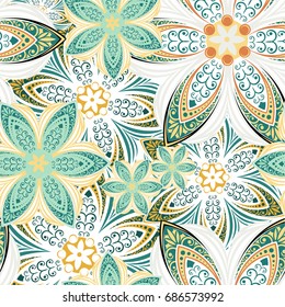 Seamless floral pattern.