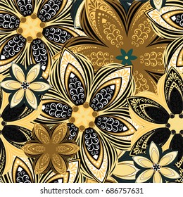 Seamless floral pattern.
