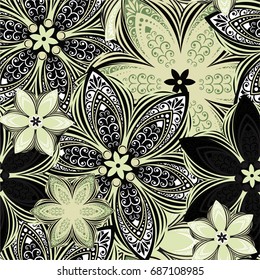 Seamless floral pattern.
