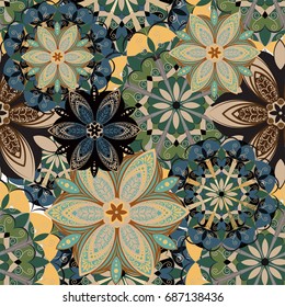 Seamless floral pattern.