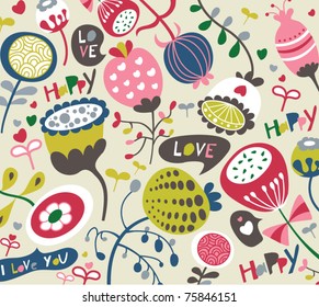 seamless floral pattern