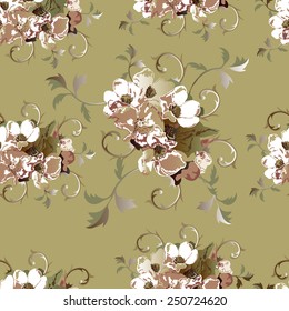 Seamless floral pattern 5