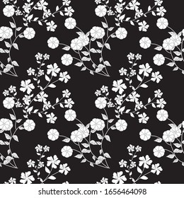 Seamless Floral Pattern able to print for cloths, tablecloths, blanket, shirts, dresses, posters, papers.