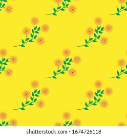 Seamless Floral Pattern able to print for cloths, tablecloths, blanket, shirts, dresses, posters, papers.