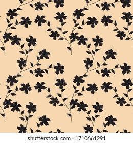 Seamless Floral Pattern able to print for cloths, tablecloths, blanket, shirts, dresses, posters, papers.