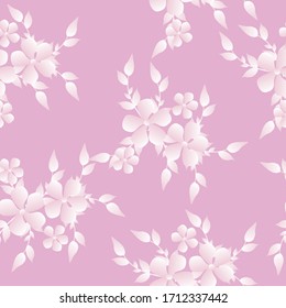Patrón floral sin soldadura que se puede imprimir para paños, manteles, mantas, pantalones, vestidos, carteles, papeles.