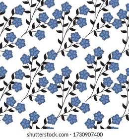 Patrón floral sin soldadura capaz de imprimir para paños, manteles, mantas, camisas, vestidos, carteles, papeles.