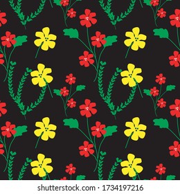 Seamless Floral Pattern able to print for cloths, tablecloths, blanket, shirts, dresses, posters, papers.
