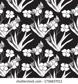 Seamless Floral Pattern able to print for cloths, tablecloths, blanket, shirts, dresses, posters, papers.
