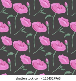 Seamless floral pattern with abstract flowers. For textiles or covers for books, clothes, wallpapers, printing, gift wrapping.
