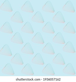 Seamless floral pattern. Abstract flowers, lines, strips for printing, fabrics
