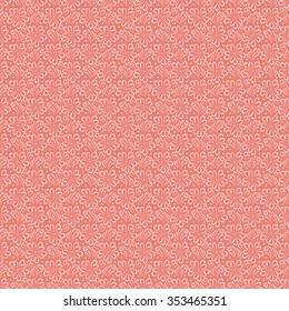 Seamless floral pattern with abstract flowers. Vintage floral background.