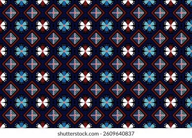 Seamless floral pattern, Abstract Seamless geometric floral pattern on grey background, Dotted vertical stripe pattern ,Ethnic floral seamless, Flowers ethnic pattern