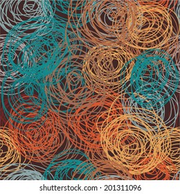 Seamless floral pattern. Abstract summer background