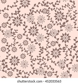 Seamless floral pattern. Abstract  summer background for creating card, invitation, wedding, decoration, textile.