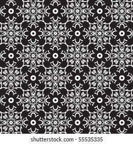 seamless floral pattern, abstract vector background