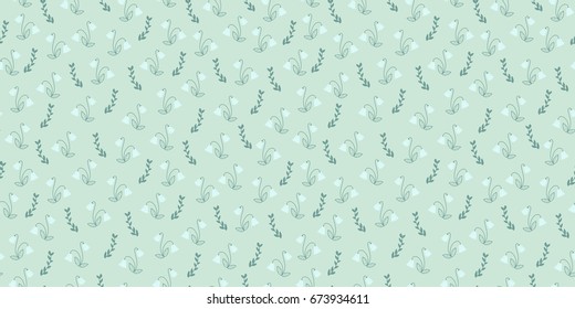 Seamless floral pattern. All over flower background for clothing fabric prints, home textile, gift wrap and stationery. 