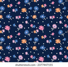 Seamless floral pattern, aop prints, clothing prints, fashion prints, home furnishing, clothing prints 