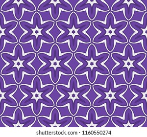 Seamless Floral pattern. Art-deco Geometric background. Modern graphic design. Vector illustration.