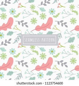 seamless floral pattern for background
