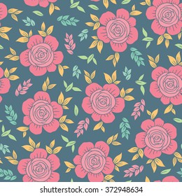 seamless floral pattern background