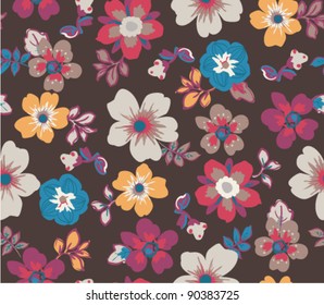 seamless floral pattern background