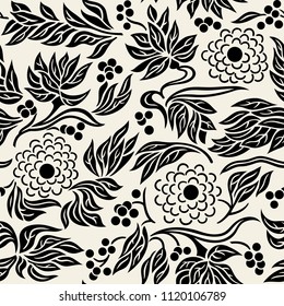 Seamless floral pattern background 3 illustration