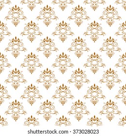 Seamless floral pattern for background design. Vector illustration