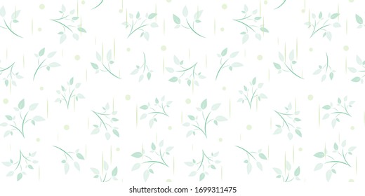 Seamless floral pattern background, Flower vector illustration, Hand drawn decorative element, Seamless backgrounds and wallpapers for fabric, packaging, Decorative print, Textile, repeating pattern