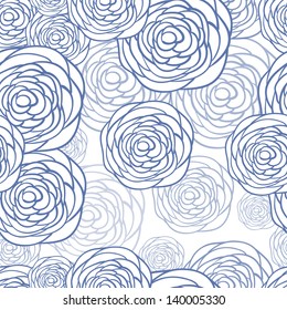 Seamless floral pattern. Background with flowers. Vector illustration