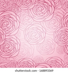 Seamless floral pattern. Background with flowers. Vector illustration