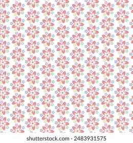 Seamless Floral Pattern background, Flowers