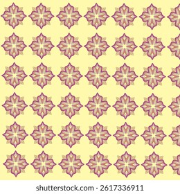 seamless floral pattern background with heart ornament 